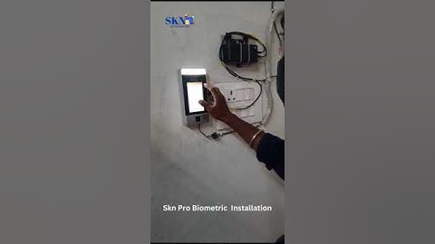 Project Series Biometric Attendance System Installation  by SKN IoT Technology