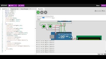 การใช้งานUltrasonic ด้วยโปรแกรมจำลอง Wokwi