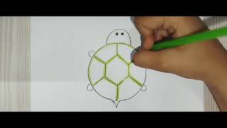 How to Draw a Cute Turtle 🐢 | Easy Step-by-Step Drawing Tutorial