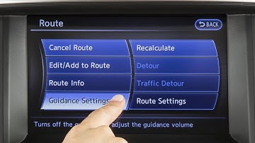 2017 Infiniti QX50 - Voice Guidance (if so equipped)