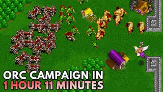 Warcraft 2 Orc Campaign Speedrun [4K]