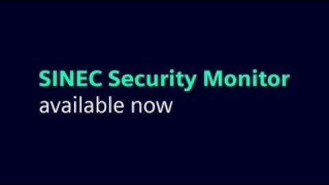 Increase the security of your production with SINEC Security Monitor