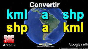 Convertir KML a Shape y SHP a KML o KMZ - ArcGIS 10.3 | MasterSIG