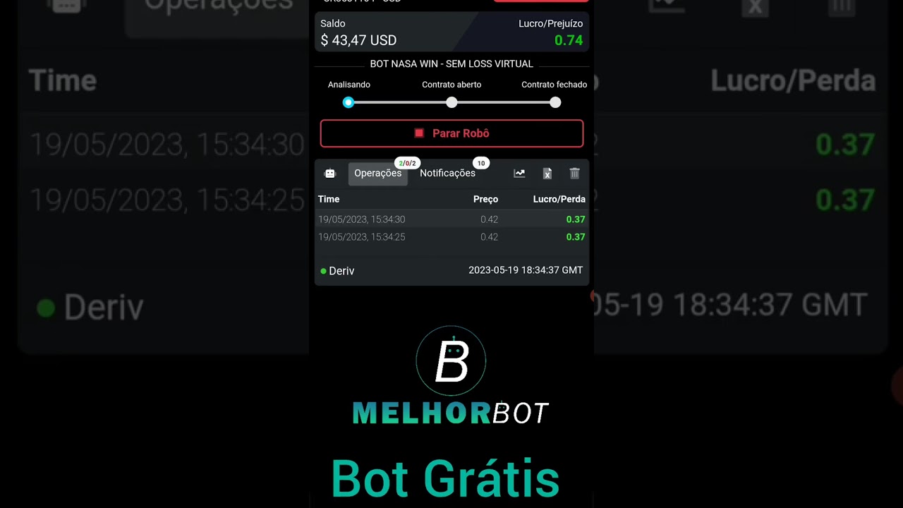 #18 Melhor Bot - 5% da banca Baixa - Bot - link na descrição
