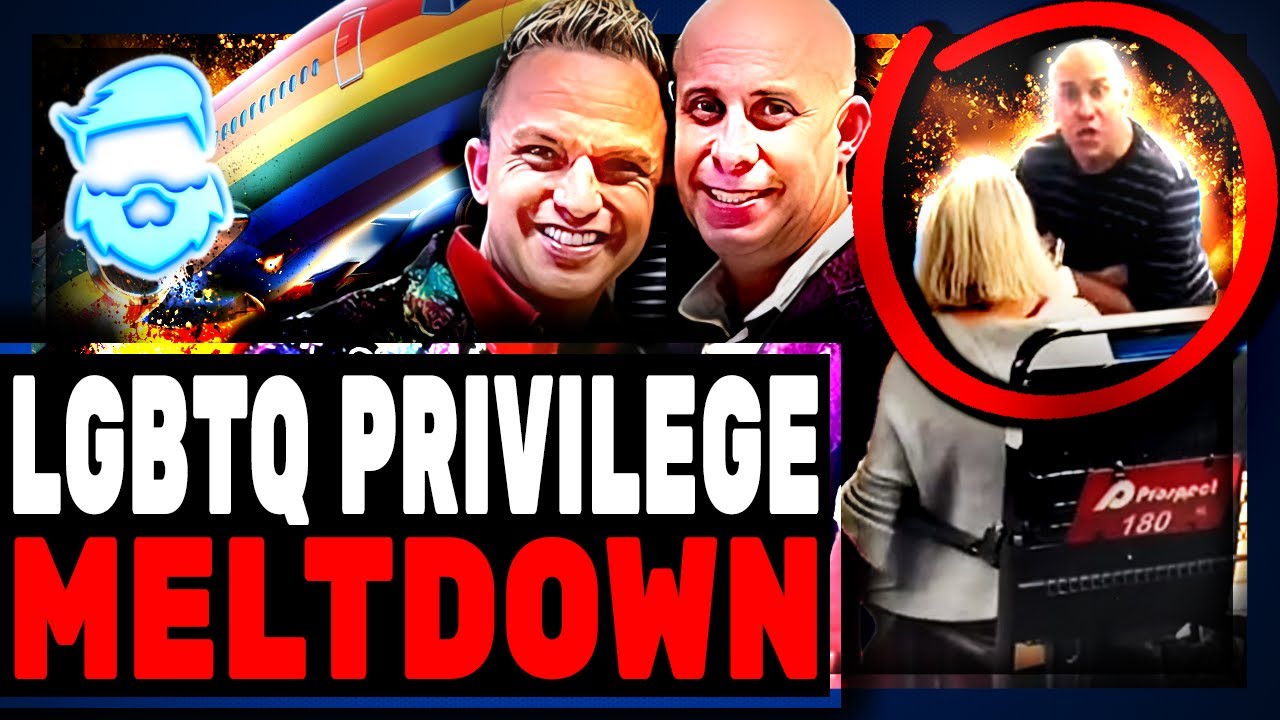Woke Weirdo Has EPIC MELTDOWN At Airport But Gets ZERO Punishment Due To His Privilege