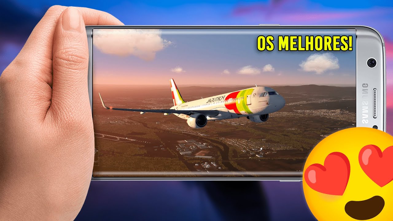 TOP 3 MELHORES JOGOS DE SIMULADORES DE AVIÃO PARA ANDROID 2019 