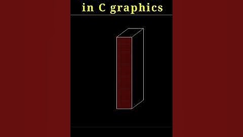 Draw 3D Animation in C graphics#youtubeshorts #shorts #coding