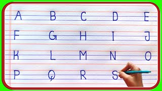 Writing Capital Letters Alphabet For Children | English Alphabets A to Z For Kids | Abcd | Alphabet