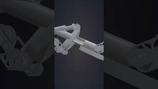 WIP Blender Mechanical Rigging Experiment Artillery #blender #asmr  #machine #satisfying #shortsfeed