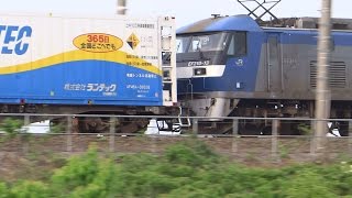 2015/05/17 これJR貨物列車1055レ編成 EF210-13[岡]＋コキ26B 東海道本線
