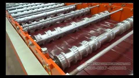 LM PPGI Roofing Sheet And Wall Board Roll Former Machinery