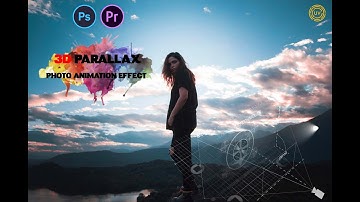 how to make 3d parallax  photo animation in Adobe premiere Pro & #Photoshop ( tutorial)