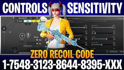 NEW UPDATE 4.1 🔥 BEST SENSITIVITY CODE + CONTROL SETTINGS BGMI/PUBG MOBILE