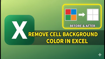 How To Remove Cell Background Color in Excel (2025)
