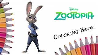Information Disney Zootopia Coloring Book | Judy Hopps Coloring Page | Speed Coloring Update