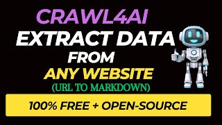 Crawl4AI: Free & BEST Web Scrapping Tool for AI & LLMs|Fully Open-Source #ai #llm