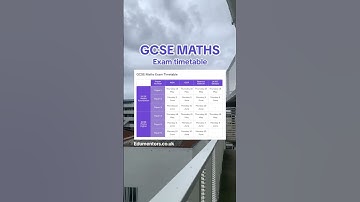 GCSE Maths Exam Dates 2024