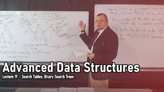 Lecture 19: Search Tables, Binary Search Trees [Advanced Data Structures]