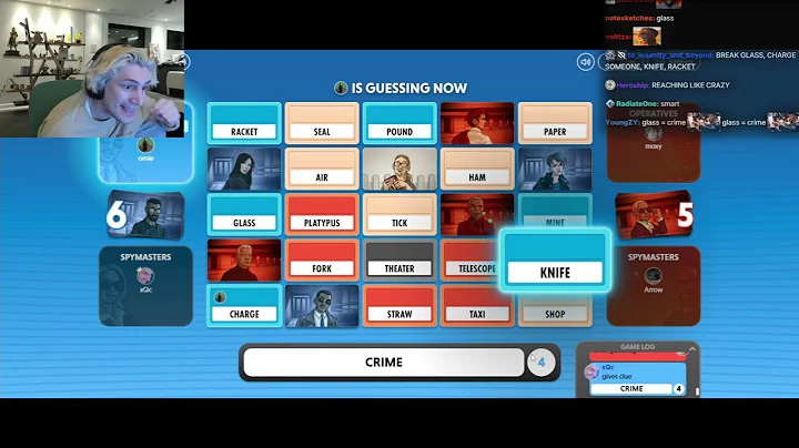 xQc Plays CODENAMES with Friends!