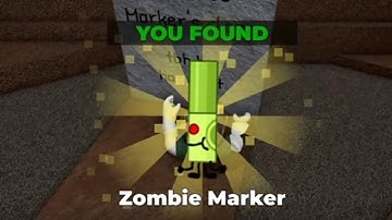 Find the Markers - Where to Find the Zombie Marker (Roblox)
