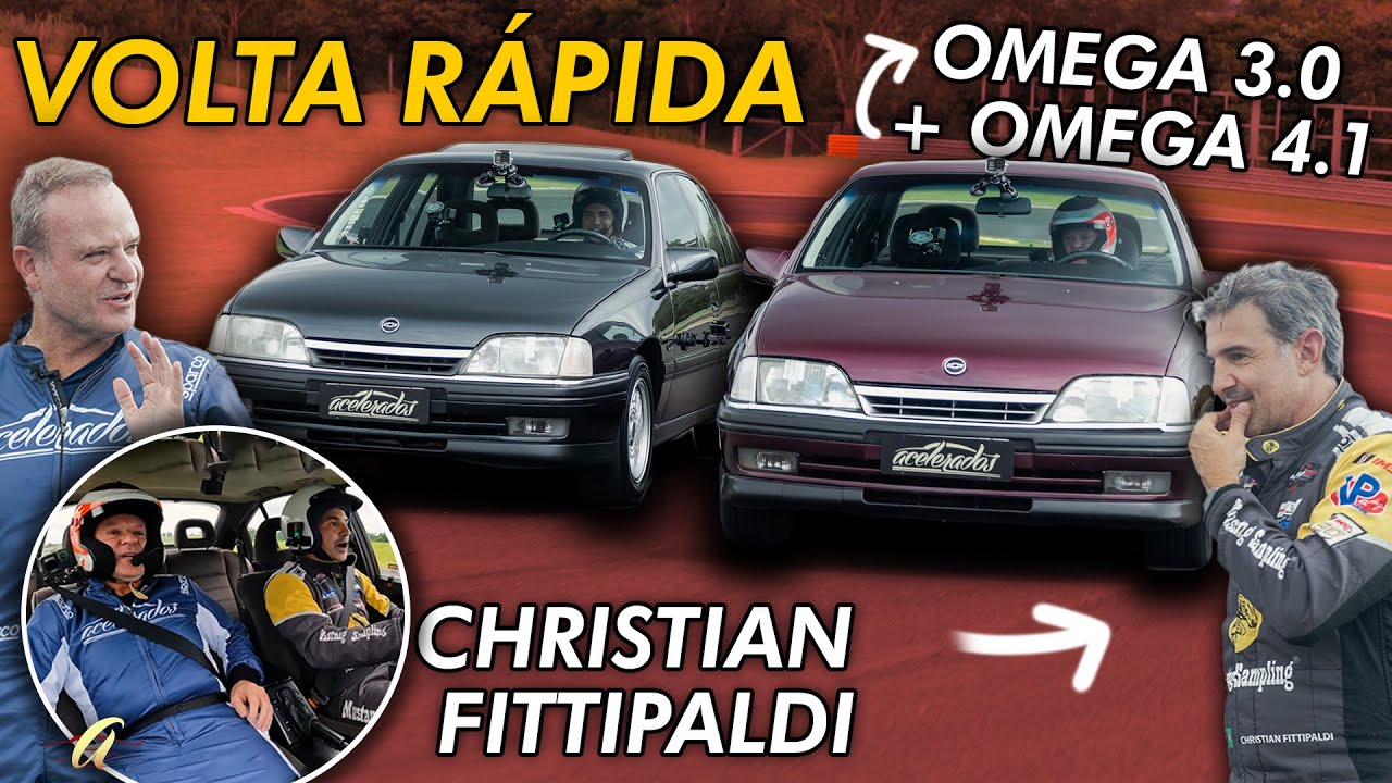 RUBINHO E CHRISTIAN FITTIPALDI CORRENDO JUNTOS DE OMEGA 3.0! + Volta Rápida do Omega 4.1