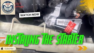 How to replace the Starter Toyota Corolla 2003 - 2008, quick and easy!
