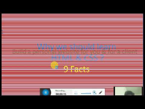 Why we should learn HTML and CSS ??