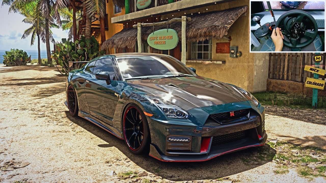 Fh5 R35 Build 900HP Nissan GTR R35 NISMO - FH5 Thrustmaster Gameplay - YouTube