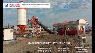 Concrete Batching Plant- By: Nilkanth Machine Tools.