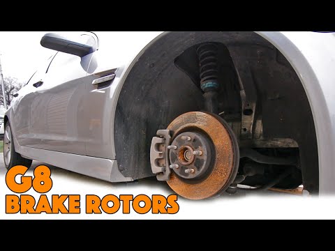 Pontiac G8 Front Brake Rotor Replacement (Base or GT)