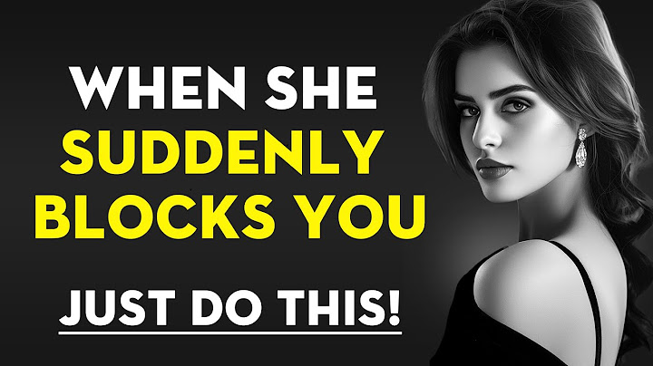 If She Suddenly BLOCKS You Everywhere, Do This To Make Her Regret It | Stoicism - Stoic Legend