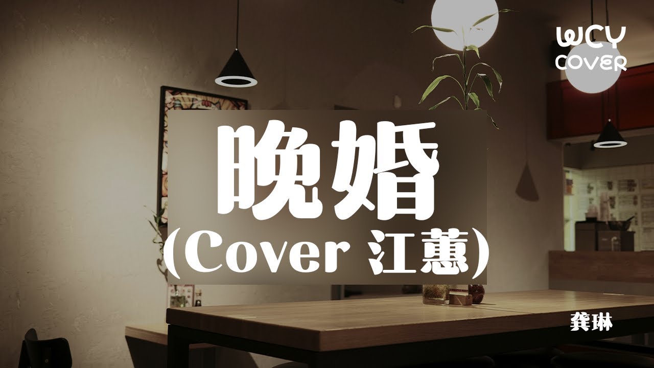龚琳 - 晚婚 (Cover 江蕙) 「将来若有人跟我争 我答应不会默不作声」【動態歌詞/pīn yīn gē cí】 - YouTube