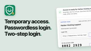 Temporary Login, Passwordless Login and 2FA for WordPress | HappyAccess (Free Plugin)