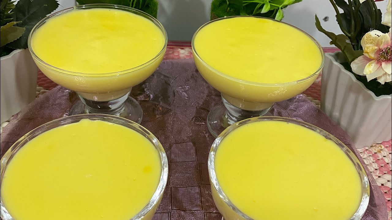 طريقة عمل الكاسترد بالحليب في دقايق بس مفيش اسهل ولا احلي من كده