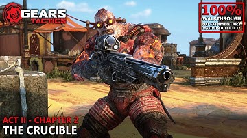 [Gears Tactics] Jacked Mode 100% Walkthrough (Insane) | 12.Act II - Chapter 2: The Crucible