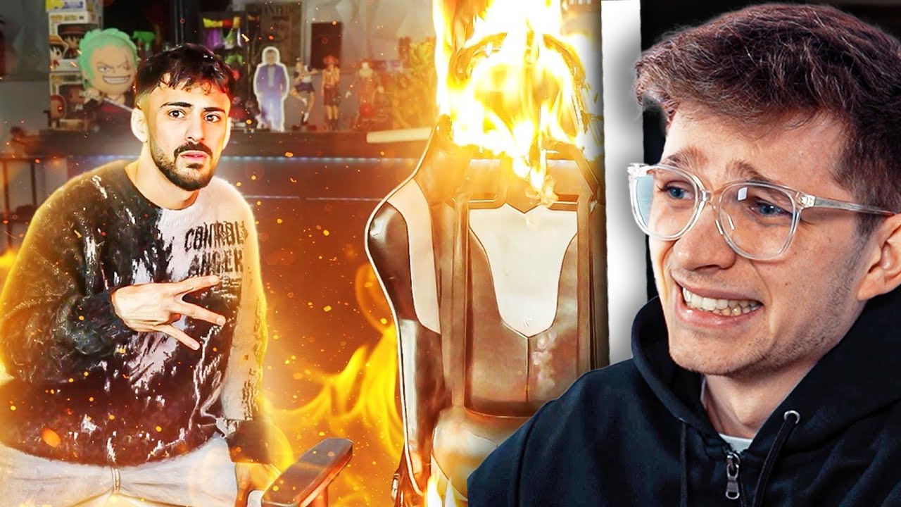 Mustihaft ZÜNDET seinen STUHL AN (wtf)