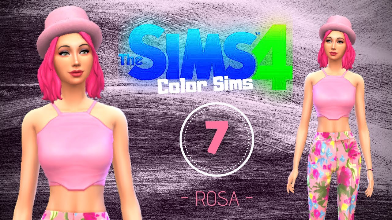  ROSADO Sims 4 Color Sims 7 NoCC YouTube