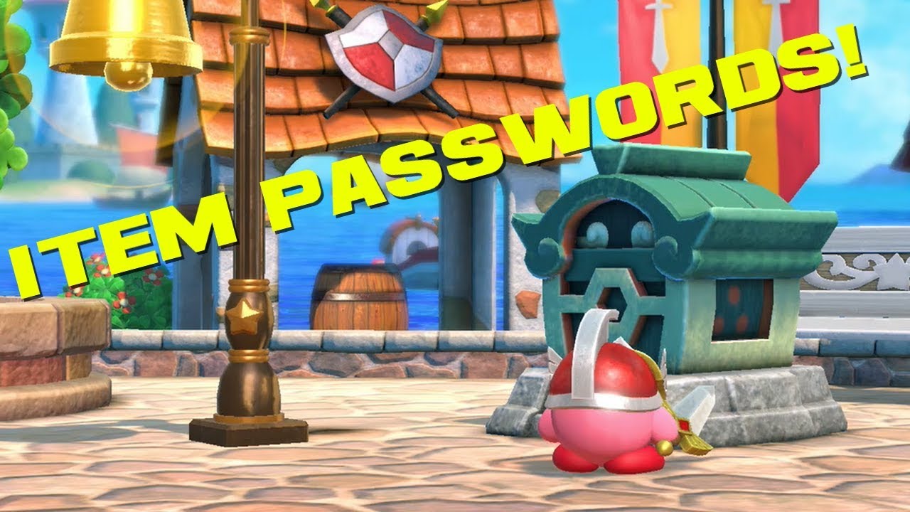 Super Kirby Clash Item passwords YouTube