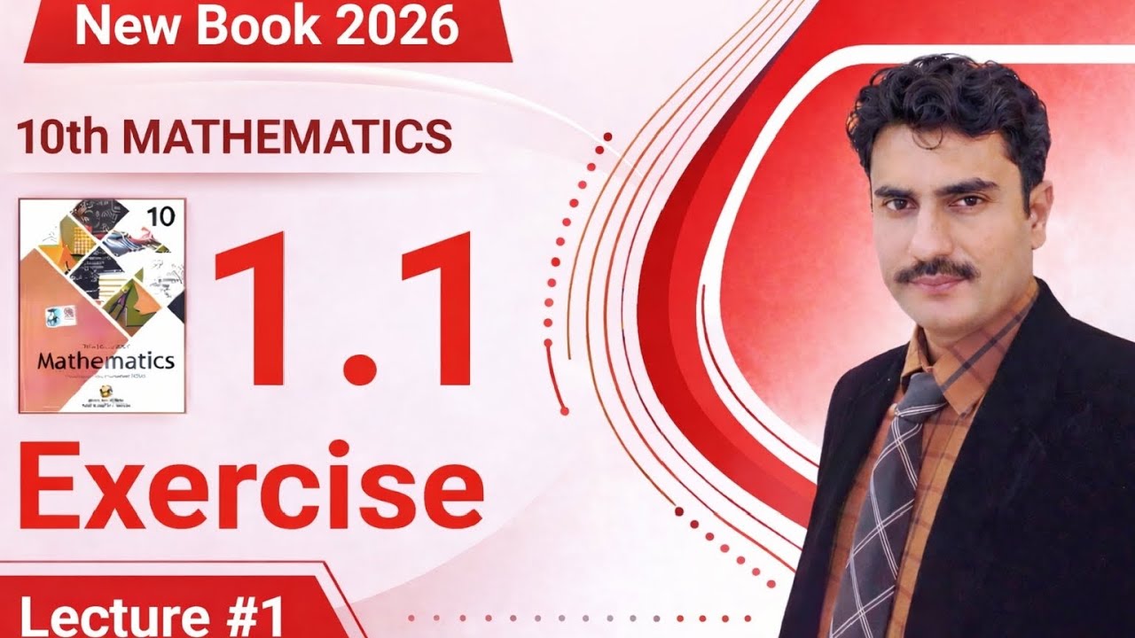 10th Class Math||New syllabus|| Exercise # 1.1||Complete @SirAsgharOfficial
