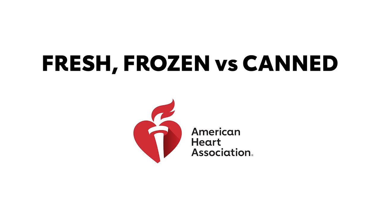 Fresh, Frozen vs Canned