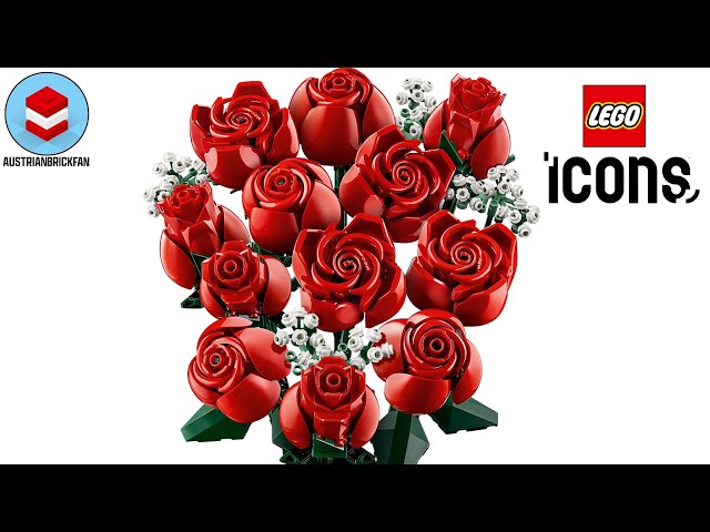 LEGO Icons 10328 Le Bouquet de Roses, Fleurs Artificielles pour