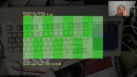 MEGA65 Development Stream - 009 - How much data can be written to a floppy disk