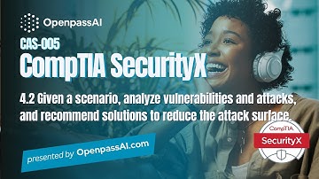 CompTIA SecurityX CAS-005 Full Course - 4.2 Analyze vulnerabilities and attacks.