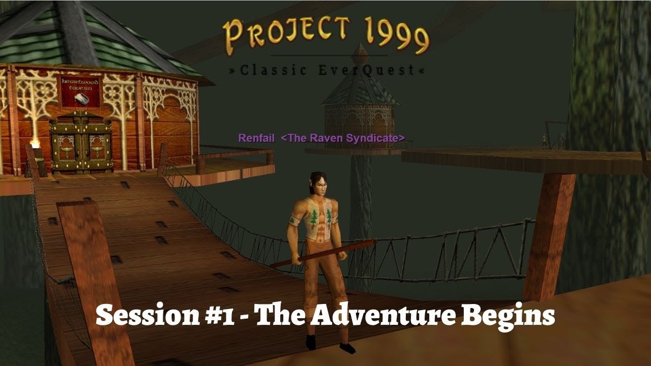 Project 1999 EverQuest Live Gameplay - The Adventure Begins - YouTube