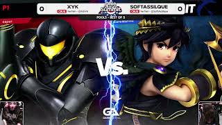 SoftAsSilque (Dark Pit) vs XYK (Samus) Ohio Ultimate Summit 2024 Pool B Rd 3