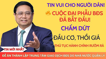 Trung tâm giao dịch BĐS Nhà nước: Cuộc cách mạng "xóa bỏ hai giá" & bảo vệ người dân | Tintức24hBĐS