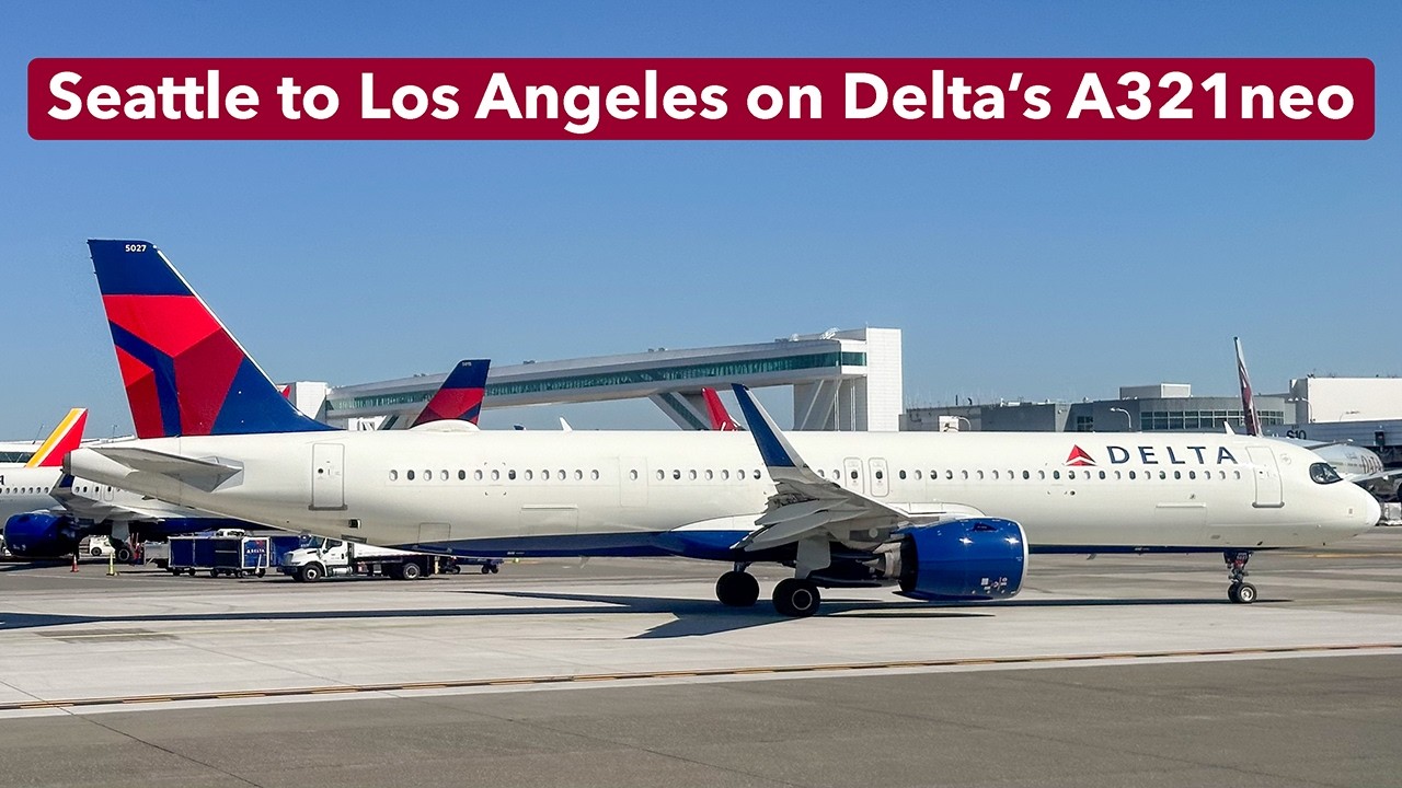 Delta Air Lines Airbus A321neo Comfort Plus Trip Report | Seattle to Los Angeles