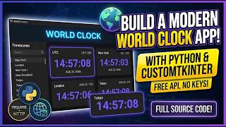 Build an Automated World Clock App with Python & Free APIs