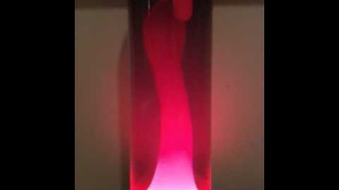 Mathmos jet black lava lamp