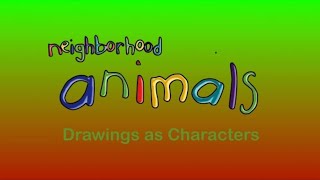 Antonio Wolanin’s Character Pack: Wave 3 - Neighborhood Animals Drawings as Characters